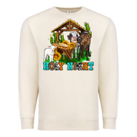 Sandshell holy nıght cows and sunflowers Premium Sweatshirt - AdoDesignShop