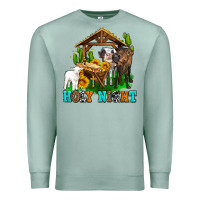 Seafoam holy nıght cows and sunflowers Premium Sweatshirt - AdoDesignShop
