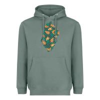Sage christmas gingerbread cookies patch Heavyweight Hoodie - BundleAndBundleShop