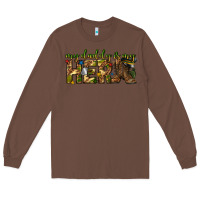 Chestnut my daddy is my hero army western Long Sleeve Tee - texasbilliewilder