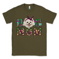 Army Green Christmas dog mom Pomeranian Classic Tee - RanaPortraitStore