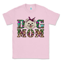 Bubblegum Pink Christmas dog mom Pomeranian Classic Tee - RanaPortraitStore