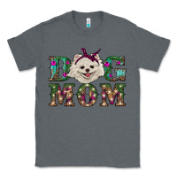 Charcoal Heather Christmas dog mom Pomeranian Classic Tee - RanaPortraitStore