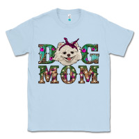 Dusty Blue Christmas dog mom Pomeranian Classic Tee - RanaPortraitStore