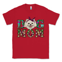 Red Christmas dog mom Pomeranian Classic Tee - RanaPortraitStore