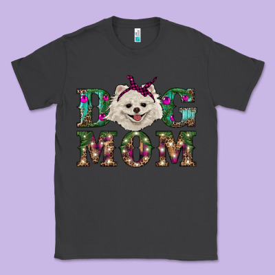 Christmas Dog Mom Pomeranian Classic Tee Designed By Ranaportraitstore