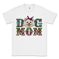White Christmas dog mom Pomeranian Classic Tee - RanaPortraitStore