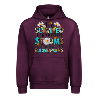 Mauve Wine ive survived too many storms to be bothered by rai Urban Hoodie - NancyCooperArtShop