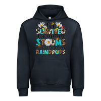 Navy ive survived too many storms to be bothered by rai Urban Hoodie - NancyCooperArtShop