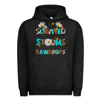 Pigment Black ive survived too many storms to be bothered by rai Urban Hoodie - NancyCooperArtShop
