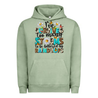Pigment Oil Green ive survived too many storms to be bothered by rai Urban Hoodie - NancyCooperArtShop