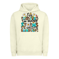 Pigment Pistachio ive survived too many storms to be bothered by rai Urban Hoodie - NancyCooperArtShop