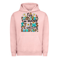 Pigment Salmon ive survived too many storms to be bothered by rai Urban Hoodie - NancyCooperArtShop
