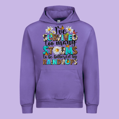 Ive Survived Too Many Storms To Be Bothered By Rai Urban Hoodie Designed By Nancycooperartshop