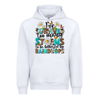 White ive survived too many storms to be bothered by rai Urban Hoodie - NancyCooperArtShop