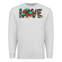 Dove Grey love turkey Premium Sweatshirt - JahusDesignShop