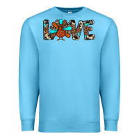 Ocean Blue love turkey Premium Sweatshirt - JahusDesignShop