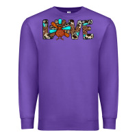 Purple love turkey Premium Sweatshirt - JahusDesignShop