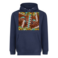 Navy football leopard gemstone sunflower Heavyweight Hoodie - JahusDesignShop