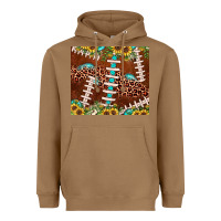 Toasted Coconut football leopard gemstone sunflower Heavyweight Hoodie - JahusDesignShop
