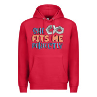 Cardinal she fits me perfectly Premium Hoodie - MaliasSmallBusiness