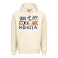Sandshell she fits me perfectly Premium Hoodie - MaliasSmallBusiness