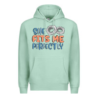 Seafoam she fits me perfectly Premium Hoodie - MaliasSmallBusiness