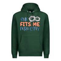 Sports Green she fits me perfectly Premium Hoodie - MaliasSmallBusiness