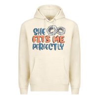 Tofu she fits me perfectly Premium Hoodie - MaliasSmallBusiness