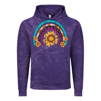 Cloud Purple rainbow sunflower Vintage Hoodie - AdoDesignShop