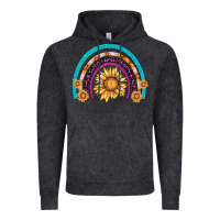 Rainbow Sunflower Vintage Hoodie | Teevron