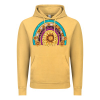Vintage Mustard rainbow sunflower Vintage Hoodie - AdoDesignShop