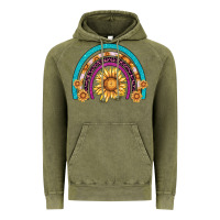 Vintage Olive rainbow sunflower Vintage Hoodie - AdoDesignShop