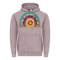 Vintage Zinc rainbow sunflower Vintage Hoodie - AdoDesignShop