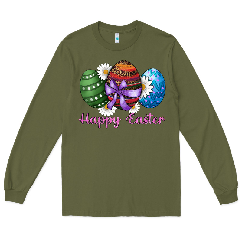 Easter Western Eggs Happy Easter Long Sleeve Tee by RanaPortraitStore | Teevron