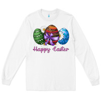 White easter western eggs happy easter Long Sleeve Tee - RanaPortraitStore