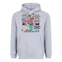 Heather Grey i am proud of all that i am Heavyweight Hoodie - Artiststas