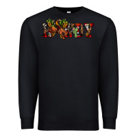 Black Christmas Howdy Bronco Rodeo Premium Sweatshirt - JahusDesignShop