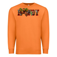Carrot Christmas Howdy Bronco Rodeo Premium Sweatshirt - JahusDesignShop