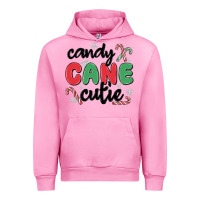 Fuchsia Pink candy cane cutie Urban Hoodie - MaliasSmallBusiness