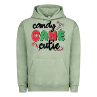 Pigment Oil Green candy cane cutie Urban Hoodie - MaliasSmallBusiness