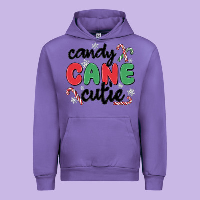 Candy Cane Cutie Urban Hoodie Designed By Maliassmallbusiness