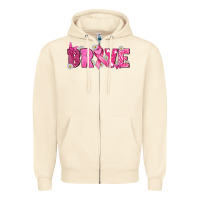 Sandshell Breast Cancer Brave Zipper Hoodie - texasbilliewilder