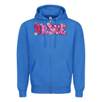True Royal Breast Cancer Brave Zipper Hoodie - texasbilliewilder