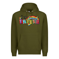 Army Green i am enough lgbt Premium Hoodie - MaliasSmallBusiness