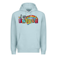 Blue Mist i am enough lgbt Premium Hoodie - MaliasSmallBusiness