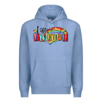 Colony Blue i am enough lgbt Premium Hoodie - MaliasSmallBusiness