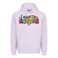 Lilac i am enough lgbt Premium Hoodie - MaliasSmallBusiness