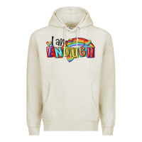 Oatmeal Heather i am enough lgbt Premium Hoodie - MaliasSmallBusiness