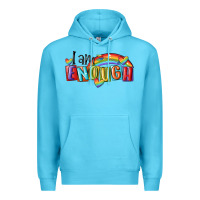 Ocean Blue i am enough lgbt Premium Hoodie - MaliasSmallBusiness